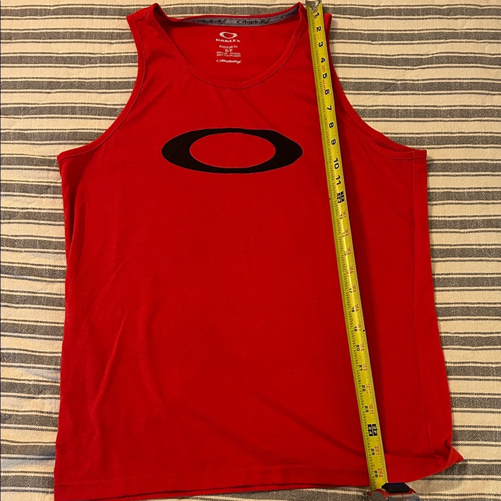 Oakley Red Sleeveless men’s tank top